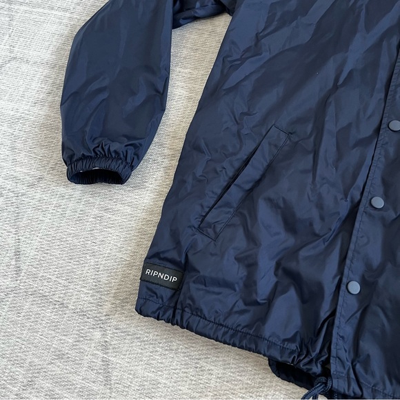 RipNDip Men’s Navy Blue Alien Same Sh!t Different Day Windbreaker Jacket MEDIUM - Picture 6 of 14